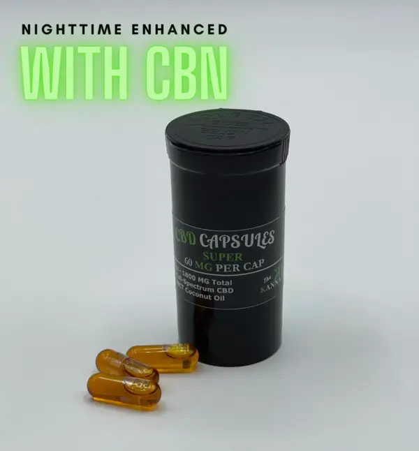 60MG CBD Capsules - Enhanced w/ CBN